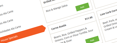 Online Ordering(Greenfield and Brown Location)